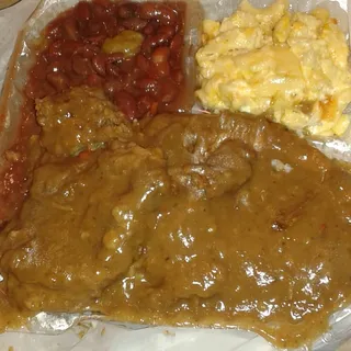 Smothered Pork Chop Dinner