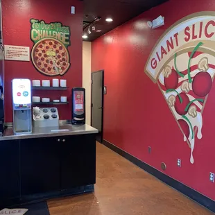 Kids wanted to try out the pizza from here