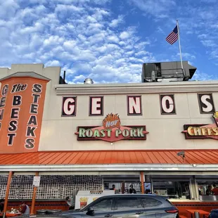 the front of the restaurant