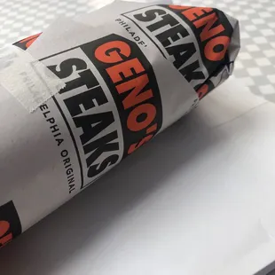 a sandwich wrapped in a wrapper