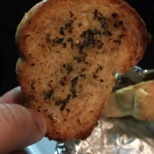 Garlic bread to eat with the lasagna