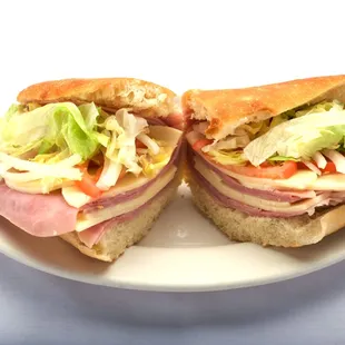 Cold sub from Genova&apos;s To Go: a delicious sandwich with fresh ingredients, perfect for a quick and satisfying meal.