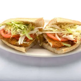 Chicken sub from Genova&apos;s To Go - a delicious sandwich filled with tender chicken, fresh veggies, and savory seasonings.