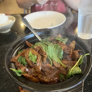 Pork Basil Intestines