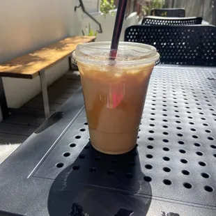 Iced Almond Milk Latte