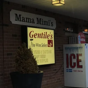 a sign on a building