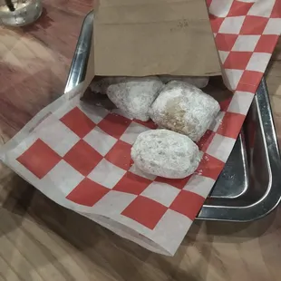 food, donuts, dough desserts