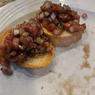 Bruschetta appetizer. Very good.
