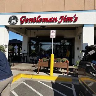 Outside, there's plenty of parking