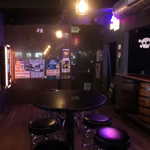 Seating by front door