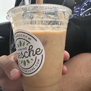 This was mango passion fruit smoothie why is it brown?