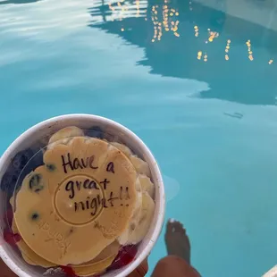 Bowl made by my favorite worker Amanda