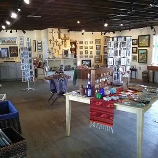 Inside Genuine Southwest Art &amp; Gifts with 29 different local artists
