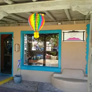 Our patio in Plaza Hacienda is festive all year round!