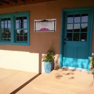 Our new East patio is open!  We are right next to Back Street Grill and the parking lot for the Abq Museum of Art/History