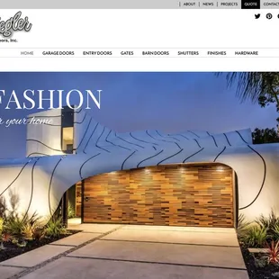 Ziegler Doors of Santa Ana is a web design, and search engine optimization client.