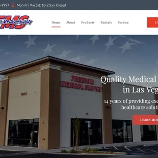 FMS of Las Vegas is a logo design and website design client.