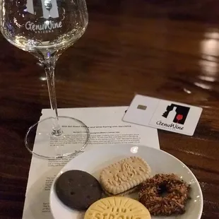 Girl Scout cookie tasting.