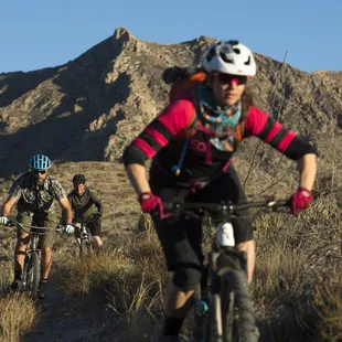 The Franklin Mountains offer big views and fun downhills.
