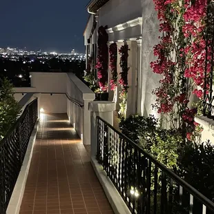 outside