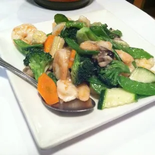 Shrimp with veggies - so tasty!