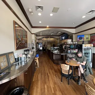 a man sitting at a table