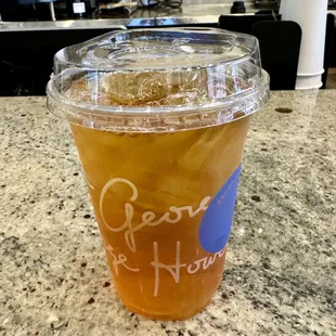 Iced green tea