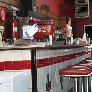 a diner&apos;s kitchen