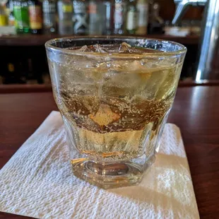 Whisky and soda