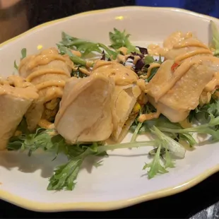 $10 (HH MENU). Chicken Egg Rolls. Filling is too mushy for me but some might enjoy it... 1/5.