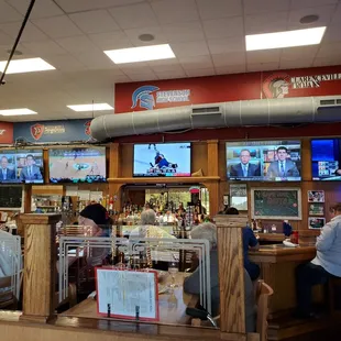 people sitting at the bar