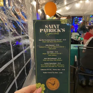 Saint Patrick&apos;s day cocktails