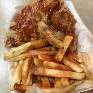 2 piece white meat with mild sauce