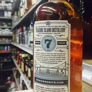 Treasure island distillery. Small batch.