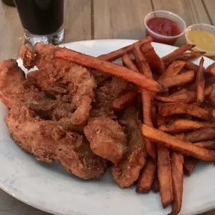 Pecan crusted chicken fingers