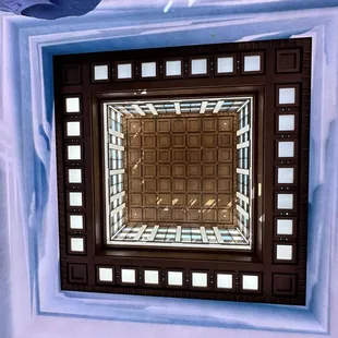 Beautiful ceiling in the main corridor