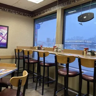 the interior of a restaurant