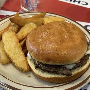 Mushroom Swiss Burger