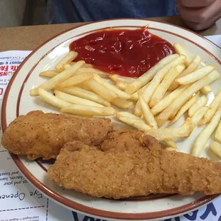 Kids chicken tenders