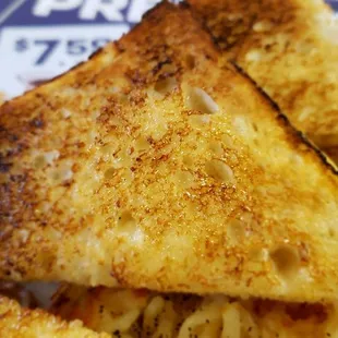 The poor sourdough toast was nicely toasted but not that great artesian bread that did its job.