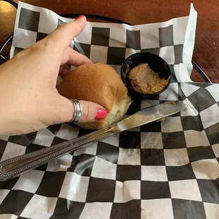 Home made rolls and cinnamon butter mmmmmmm