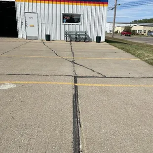 The quality of an Auto Shop's work can be measured by the lack of oil spots in their parking lot.