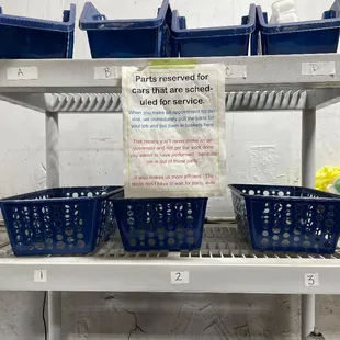 We pull the parts for your visit in advance so we are ready when you arrive.