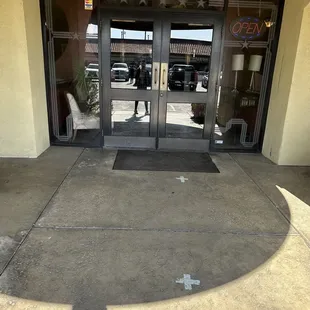 Walking in....