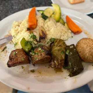 Lamb Shish Kebab (Dinner)