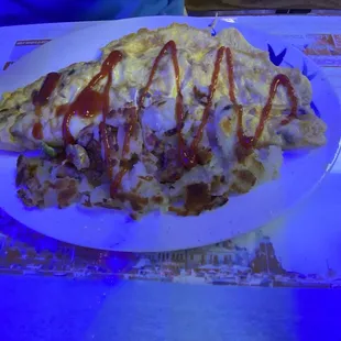 George's omelette The Station Omelette