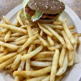 Chicken Breast Sandwich &amp; Fries