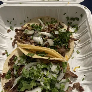 $10 for this? Are you kidding. Don&apos;t ever order there tacos so over priced!