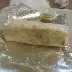 Carnegie asada burrito.