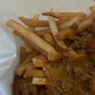 Overcooked and hard fries...
